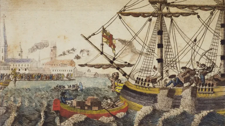 Boston Tea Party illustration