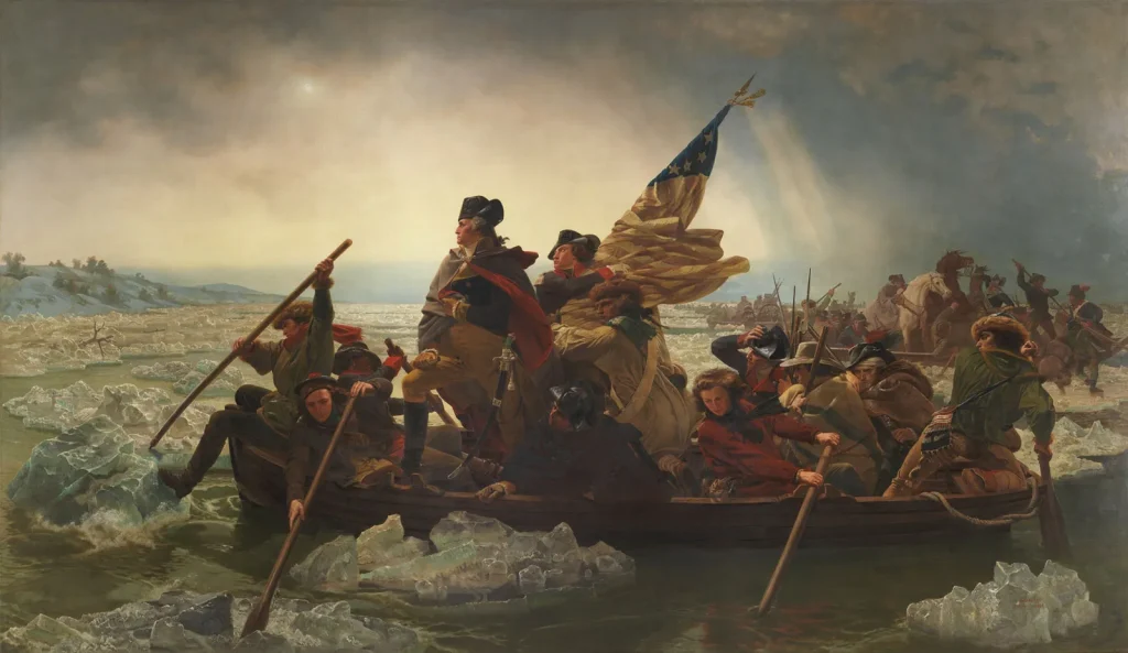 George Washington crossing the Delaware River